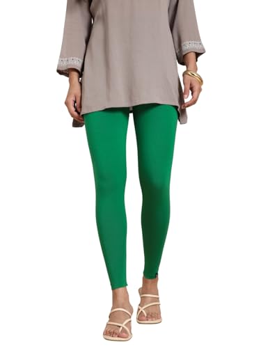 Image of TWIN BIRDS Women Viscose Ankle Leggings | Stretchable Kurti Wear Bottom