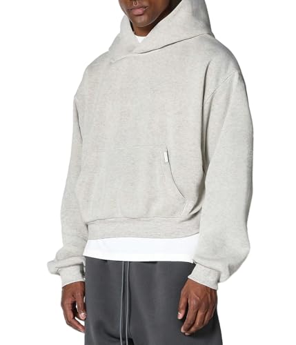 ZAFUL Mens Casual Cotton Hooded Collar Drawstring Hoodies Pullover Sweatshirts Casual Long Sleeve Shirts