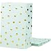 Party Treat Bags - 24-Pack Gift Bags Party Supplies, Paper Favor Bags, Recyclable Goodie Bags for Birthdays, Weddings, Baby Showers, Gold Foil Polka Dots Design, Mint Green, 5.5 x 8.6 x 3 Inches