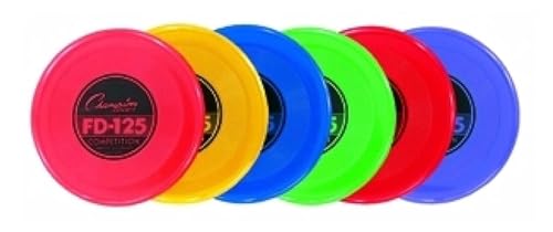 Champion Sports Competition Plastic Flying Discs 9.5 D - Sold Individually (Single disc in Random Color)