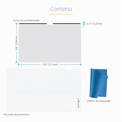 Filtre de confidentialité StarTech.com MacBook Pro 16 Anti Lumiere Magnetique - vue 8