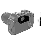 Extended Style Soft Silicone Eyecup Viewfinder for Canon EOS R7 APS-C Mirrorless Camera