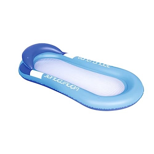 FELTECHELECTR Inflatable Pool Lounger Float Large Size PVC Swimming Ring Floating Row Relaxing Water