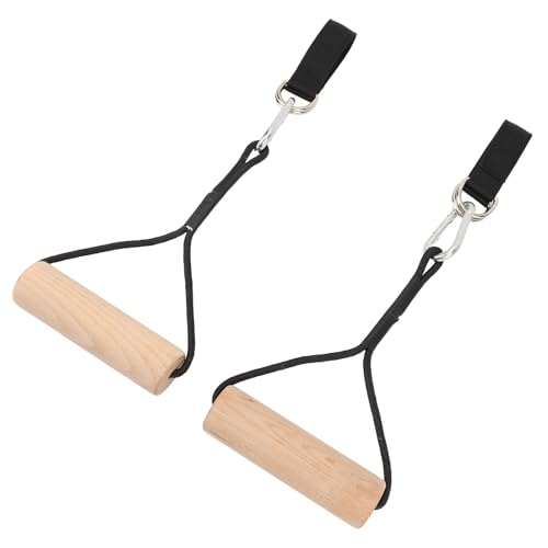 Anillas de gimnasia de madera para entrenamiento miniatura 4