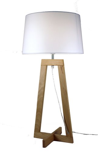 Aluminor SACHA LT AJ2, chintz, E27, 40 W, bois naturel