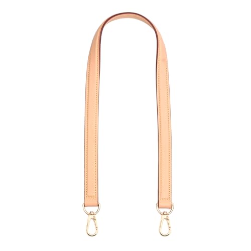 Image of Genuine Vachetta Leather Shoulder Bag Strap Replacement for Graceful Tote Bag(APRICOT-Width:0.7in&Length:27.5in)