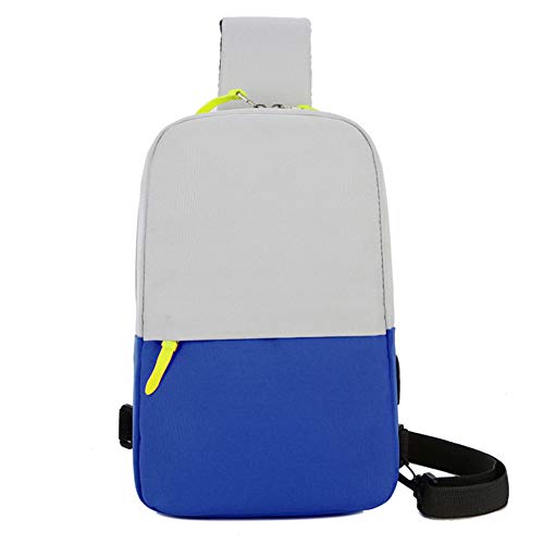 Bolso en el Pecho Hombres Estilo de Negocios Transpirable Ajustable Correa de un Solo Hombro Viajes Crossbody Messenger Bags