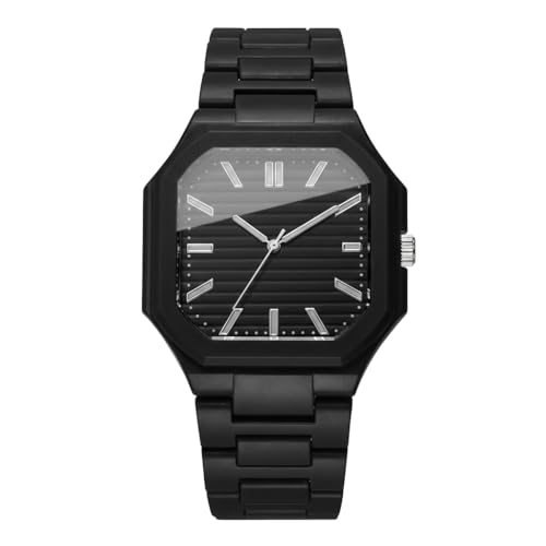 Image of Shocknshop Minimalist Creative Square Analog Casual Plastic Chain Strap Wrist Watch for Men Boys -WCH382