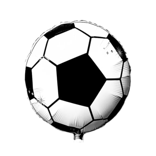 Image of Party Decorz Football Foil Balloon Set of 5pcs | Football Theme Birthday Decoration | Perfect Football Balloons for Birthday Parties | Football Decoration for Birthday with 5pcs Football Foil Balloons