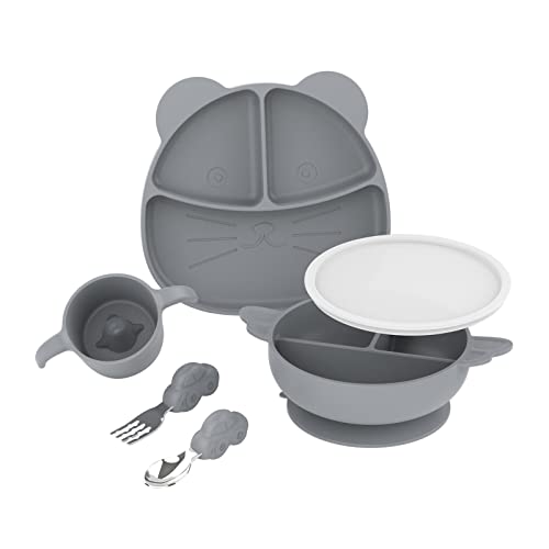 MUKUZI Lindo plato de dinosaurio Cover