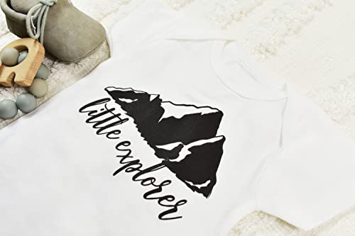 Little Explorer Mountain Bodysuit Or T-Shirt, Adventure Baby Shower Gift #TOP5