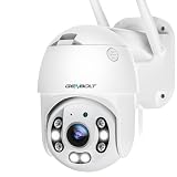 GENBOLT 防犯カメラ ワイヤレス 屋外 2.5K 自動追跡 監視カメラ Wi-Fi PTZ カラー暗視 400万画素 ネットワークカメラ AI人体検知 声光威嚇 双方向音声 スマホで見る 日本語対応 無線 IP66防水 音声付きマイクロSDカード録画 屋内 家庭用 見守りカメラ ペットカメラ 遠隔 留守番 LAN 子供 犬猫 【DC&PoE給電】