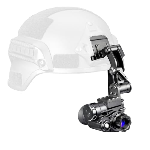 TRV NVG10 Digital Night Vision Monocular Head Mounted - 1080P HD Night Vision Goggles Video Recording, 6X Zoom, Helmet Mountable for Hunting, Camping