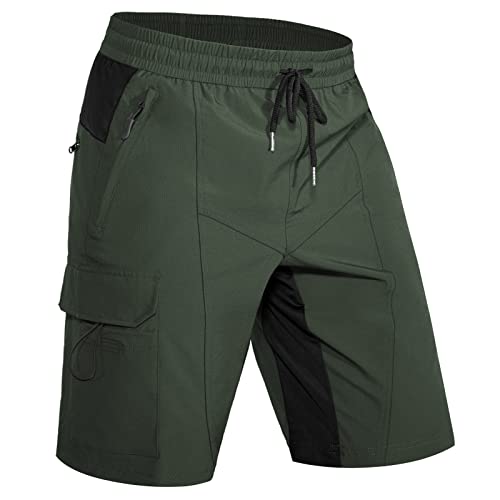 Hiauspor Wanderhose Herren Kurz MTB Hose Leichte Schnelltrocknend Cargo...