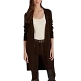 ralph lauren strickjacke damen grau Größe M hat eine Körperlänge von 91,4 cm und eine Ärmellänge von 61 cm. Die Ärmellänge ändert zwischen den Größen 1,2 cm. Offenes Frontdesign