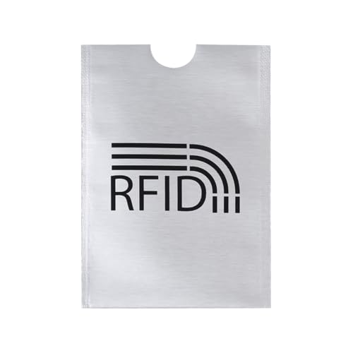 RFID Blocking Card wallet Set of 10 Secure Sleeves Against Digital Pickpocketing(B)