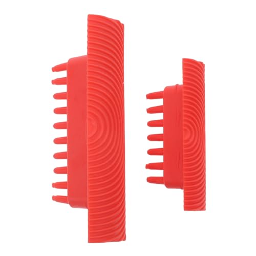 Gadpiparty 2Pcs Wood Grain Painting Tool Handheld Texture Painting Roller for Realistic Wood Grain Effects for DIY Wall Decoration and Artistic Projects