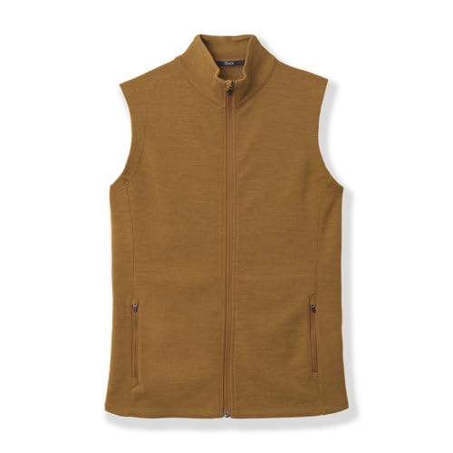 IBEX Merino Wool Shak Vest for Women | Lightweight & Warm Sleeveless Jacket | Soft & Breathable Midlayer for Outdoor & Casual Use | Harvest Melange (Medium)