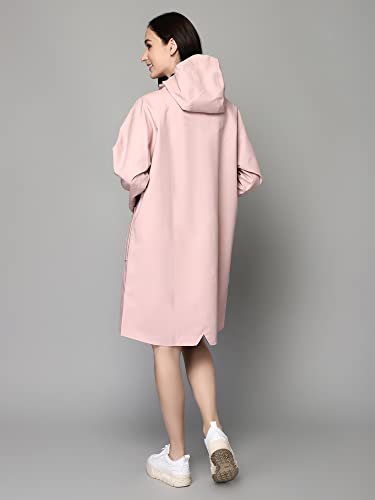 Image of THE CLOWNFISH Raincoats /Longcoat for Women Rain Coat for Women Raincoat for Ladies Waterproof Reversible PVC Double Layer. Tiara Series.