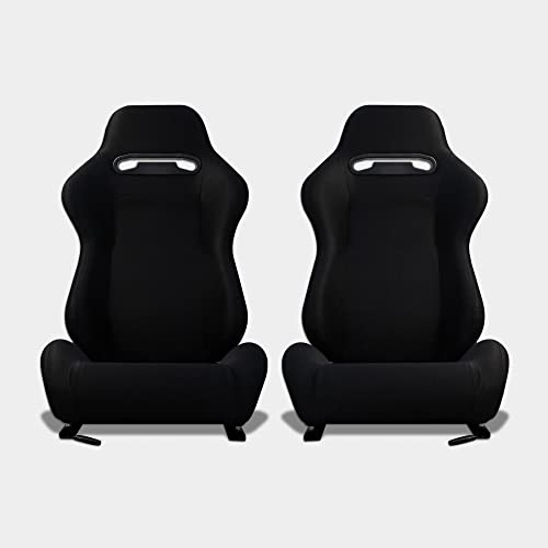 M MODAUTO Asiento Deportivo N101BKLR Negro