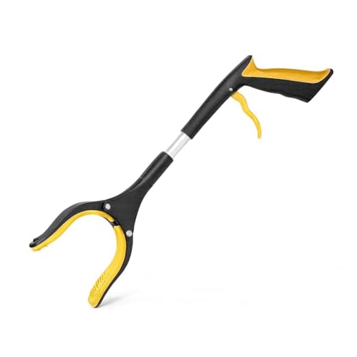 42cm/16" Grabber Stick (1-Pack) Litter Pickers for Children & Adults, Lightweight Short Grabbers for Disabled with Strong Grip & Soft Handle, Ideal for School, Garden, Car & Office Cleaning