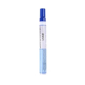 951 Soldering Flux Pen Low-solids Kester Cleaning-free Welding Pen For Solar Cell 10ml Fpc/pcb Capacity & 1pcs