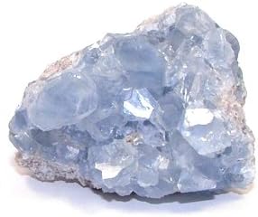 GeoFossils Celestine/Celestite Crystal Cluster - Astral Travel, Access Akashic Records