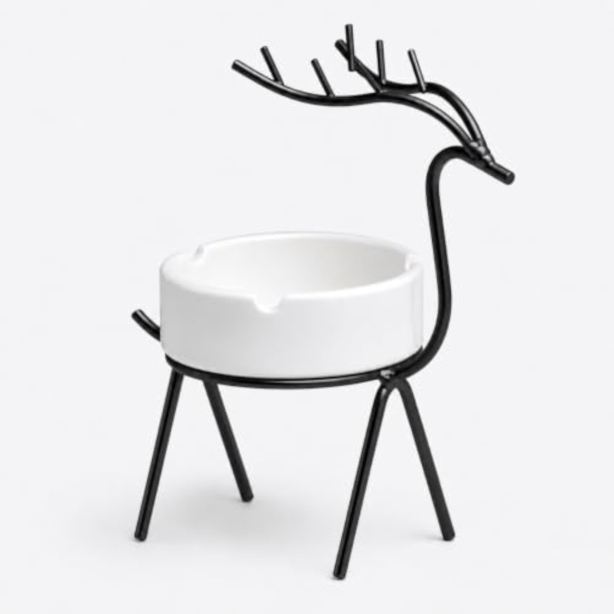 Luxury Black Deer Ashtray