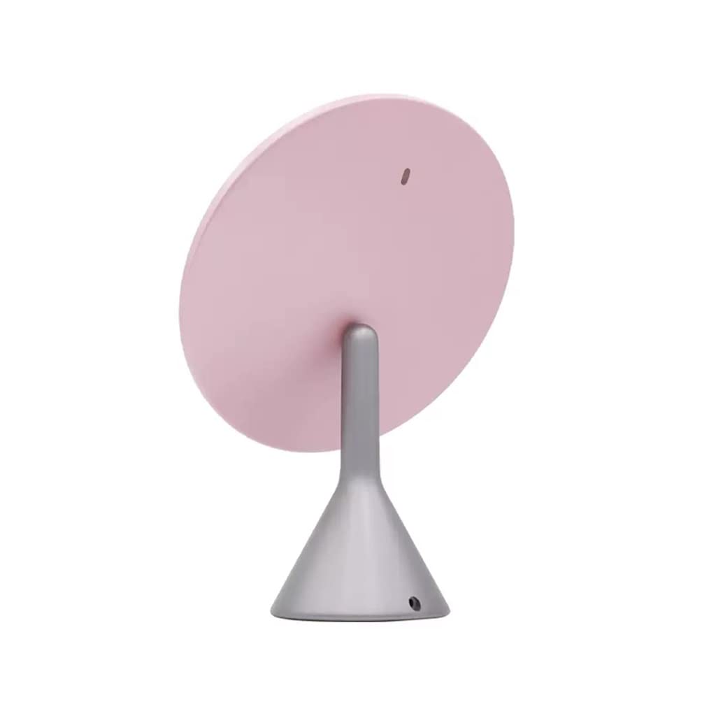EQUALIZE Kosmetikspiegel Runder Tisch Spiegel Licht Make-up Spiegel LED Make-up Spiegel mit Tisch Fülllicht Persönliche Schönheit Spiegel (Color : C, Size : S)
