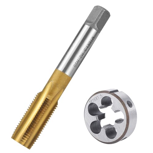 Burkit M16x1,5 Linksgewinde Schneideisen - Metrischer Gewindeschneider Für Maschinengewinde