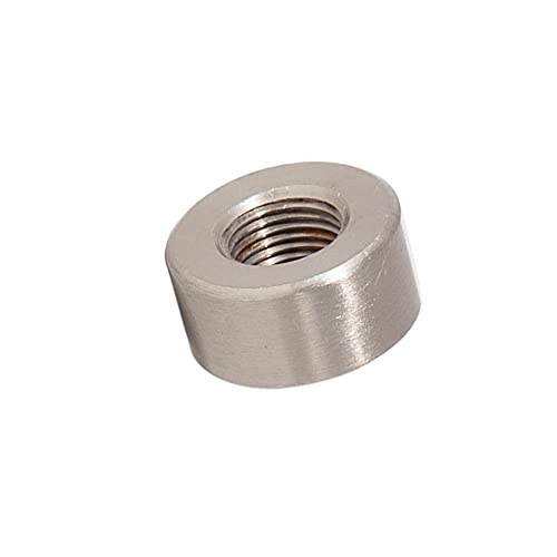 Image of B&P Lamp Solid Brass Flat Cap, Tapped 1 /8IP, 3 /8 Inch Height by 3 /4 Inch Diameter, Satin Nickel