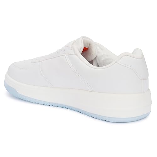 Image of JQR Croma-W Casusal, Stylish,Colour Changing Sneaker for Women Sneakers for Women (White, Blue)
