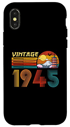81�΂̒a���� 81�� �j�� ���� ���g�� ���B���e�[�W 1945 ���{ �X�}�z�P�[�X iPhone X/XS �p
