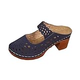 Heel Sandals for Women Slip On Roma Classic Sandals...