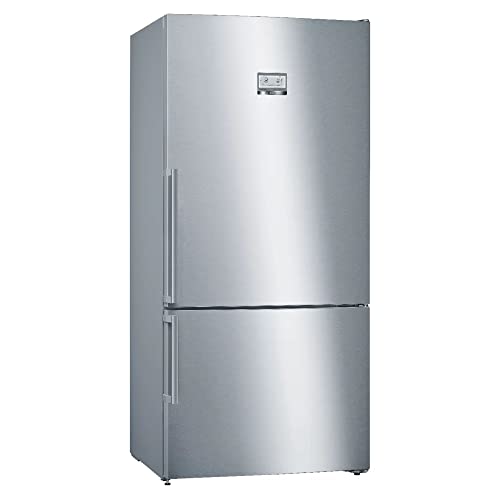 Bosch Elettrodomestici KGN86AIDP Serie 6, Frigo-congelatore combinato da libero posizionamento, 186 x 86 cm, inox-easyclean