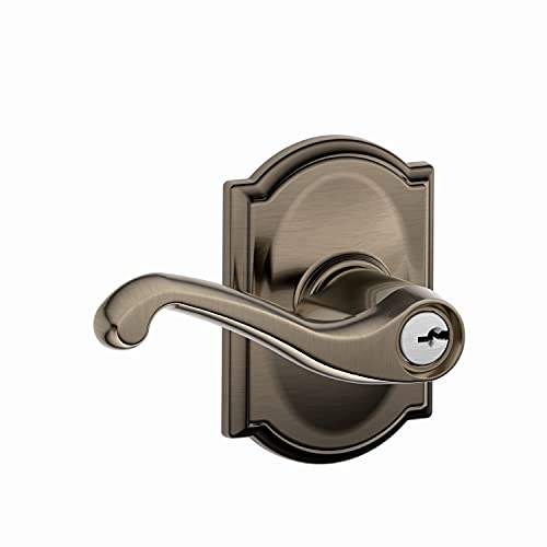 Schlage Lock Company F51AFLA620CAM F51A Flair 620 CAM 16211 10027 Camelot Deco Rose Entry