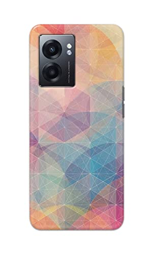 Image of Printed Hard Back Cover Case for Realme Narzo 50 5G Back Cover (Crumpled Paper Design) -1803