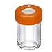 Produktbild Barattolo per erbe aromatiche Barattolo luminoso a LED in vetro a tenuta d'aria Barattolo a prova di odore Barattolo di ingrandimento 8 volte,barattolo luminoso (arancia, No Grinder)