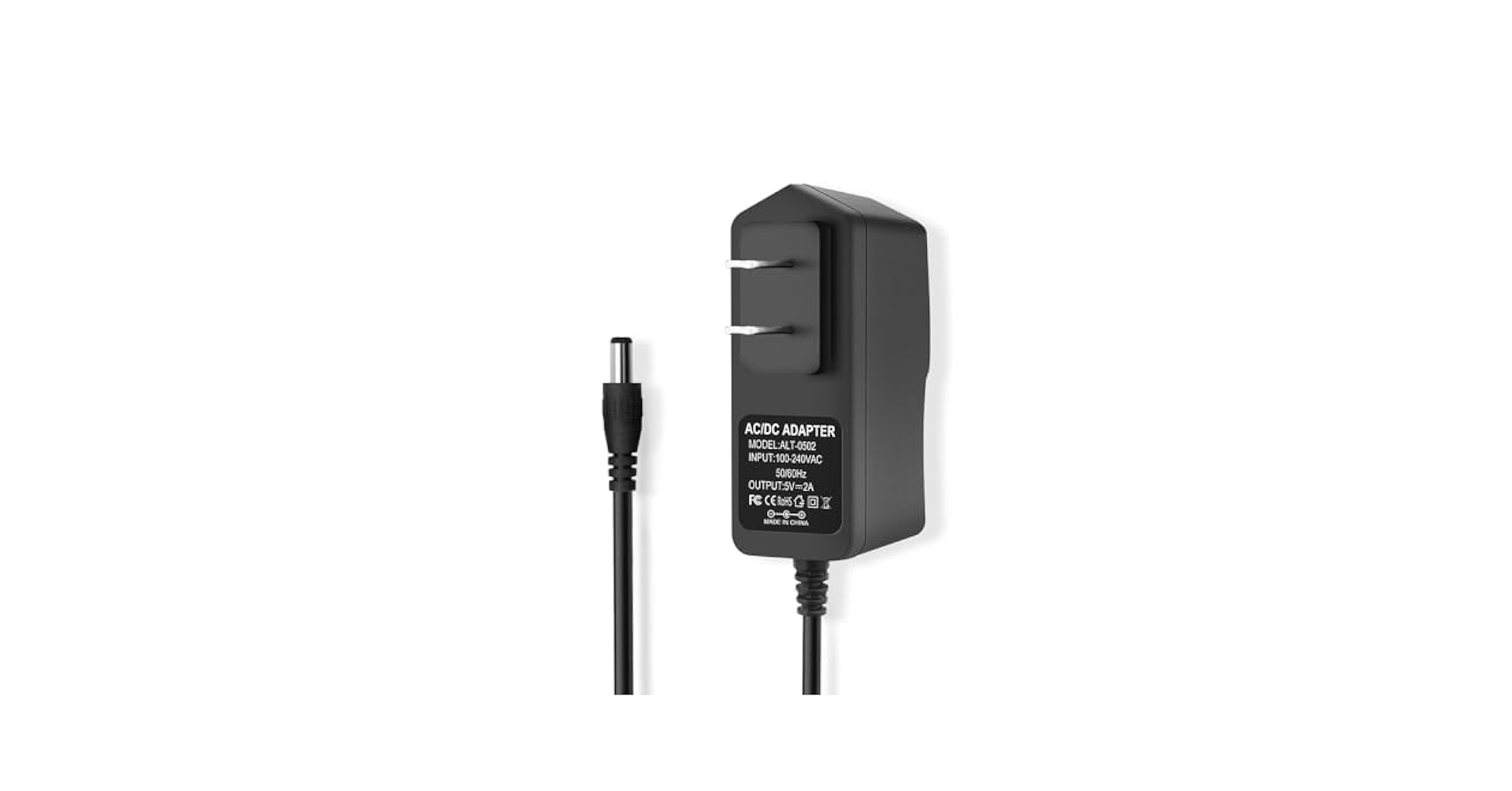 Amazon.com: 5V 2A Power Supply 2000mA AC Adapter, AC to DC