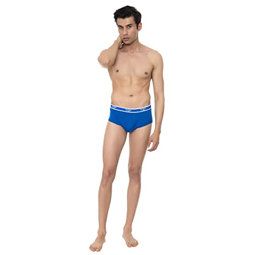 Image of VIP Men's Premium Cotton Brief | Durable Elasticized Waistband, Ultra Soft | Regular Fit | Stretchable & Breathable Underwear | Moisture Wicking Inner | All-Day Comfort Fit | Pack of 5