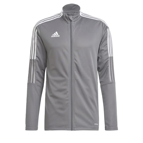 Image of Adidas Cotton Men Solid Tiro 21 Standard Length Track Jacket