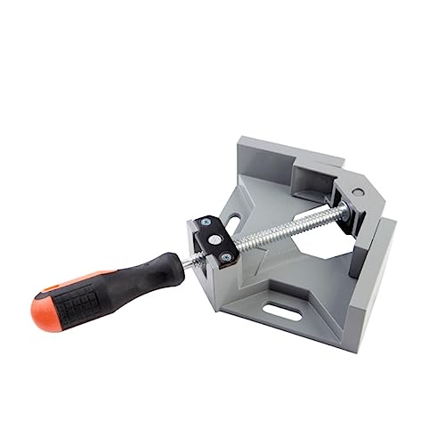 BUTIFULSIC 1pc Wood Angle Clamp Pressure Cooker Power Cooker Multitools Photo Frame Clamps Swing Corner Drilling Corner Clip Vise Handle Woodworking Vise Corner Clamp Tools Corner Clamps Grey