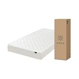 ZINUS ジヌス ベッド マットレス シングル ポケットコイル 20cm ホワイト 硬め mattress コスパが良い 体圧分散 耐久性 5年保証 体を適度に支える 通気性 長持ちする 静音 厚め設計 ホテル品質 ベーシック BASIC