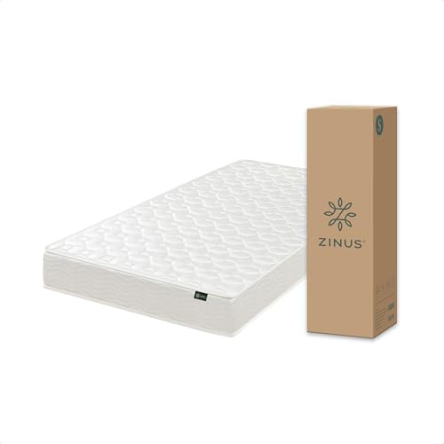 （12:00時点） ZINUS BASIC マットレス ポケットコイル 20cm ホワイト シングル コイル数450個 体圧分散 やや硬め 高耐久 | 圧縮梱包 ベッド ジヌス | 日本正規品 BASICP8