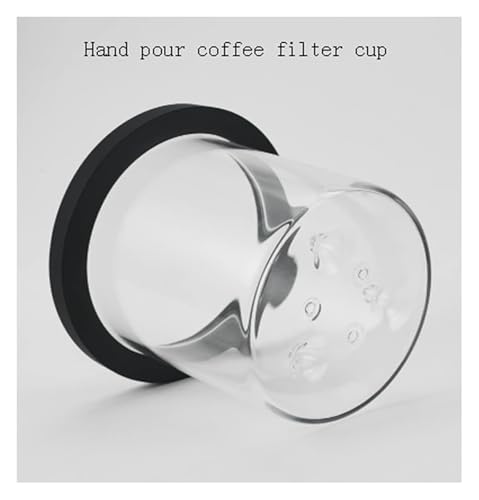 KEuLen Siphon Kaffeemaschine, Syphon Kaffeemaschine, Handgekühlter Filterkaffee- und Teebereiter Filterkaffeemaschine mit einstellbarem Wasserdurchfluss Edelstahlfilter