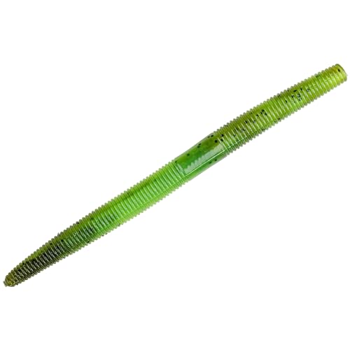Strike King Shim-E-Stick Fishing Lure, Watermelon Chartreuse Swirl