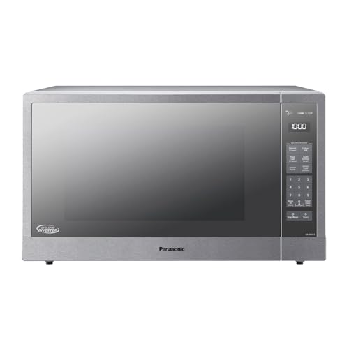 Image of Panasonic Microwave Oven, Stainless Steel Countertop/Built-In Cyclonic Wave with Inverter Technology and Genius Sensor, 2.2 Cu. Ft, 1250W, NN-SN97JS (Silver)