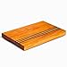 SHUMARU Mahogany Edge-Grain Cutting Board 19×12×1.6″ – Handmade in Bali with Black Sono Wood Inlays, Knife-Friendly, Non-Slip Feet & Ergonomic Handles – Luxury Gift for Chefs & Food Lovers