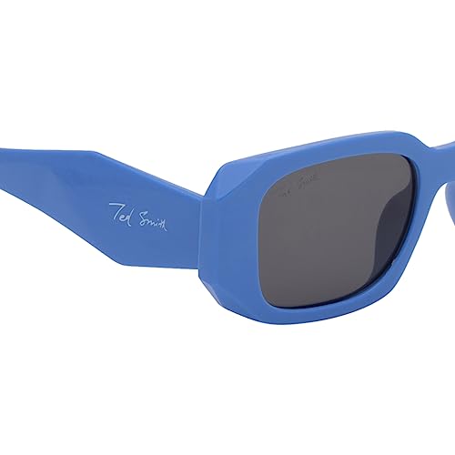 Image of Ted Smith Men's Women's UV Protection Acetate Square Sunglasses