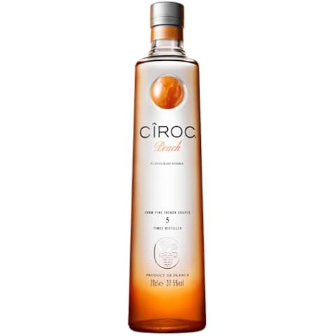 Ciroc Peach Flavoured Vodka, 70cl Bottle Cover